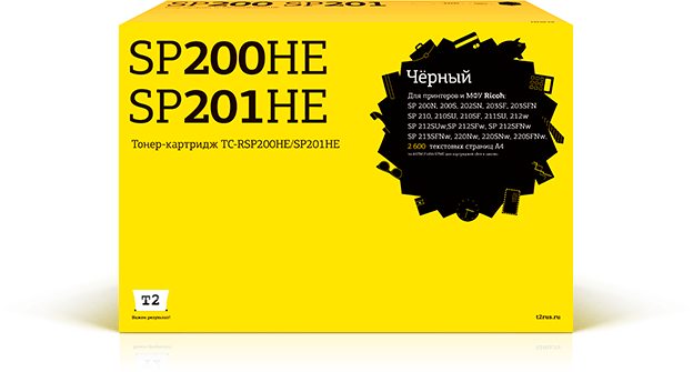 Тонер-картридж TC-RSP200HE_SP201HE